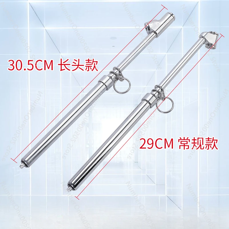 Automobile Tire Stainless Steel Pressure Gauge, High-precision for Vehicles and Carts, Pen Detector