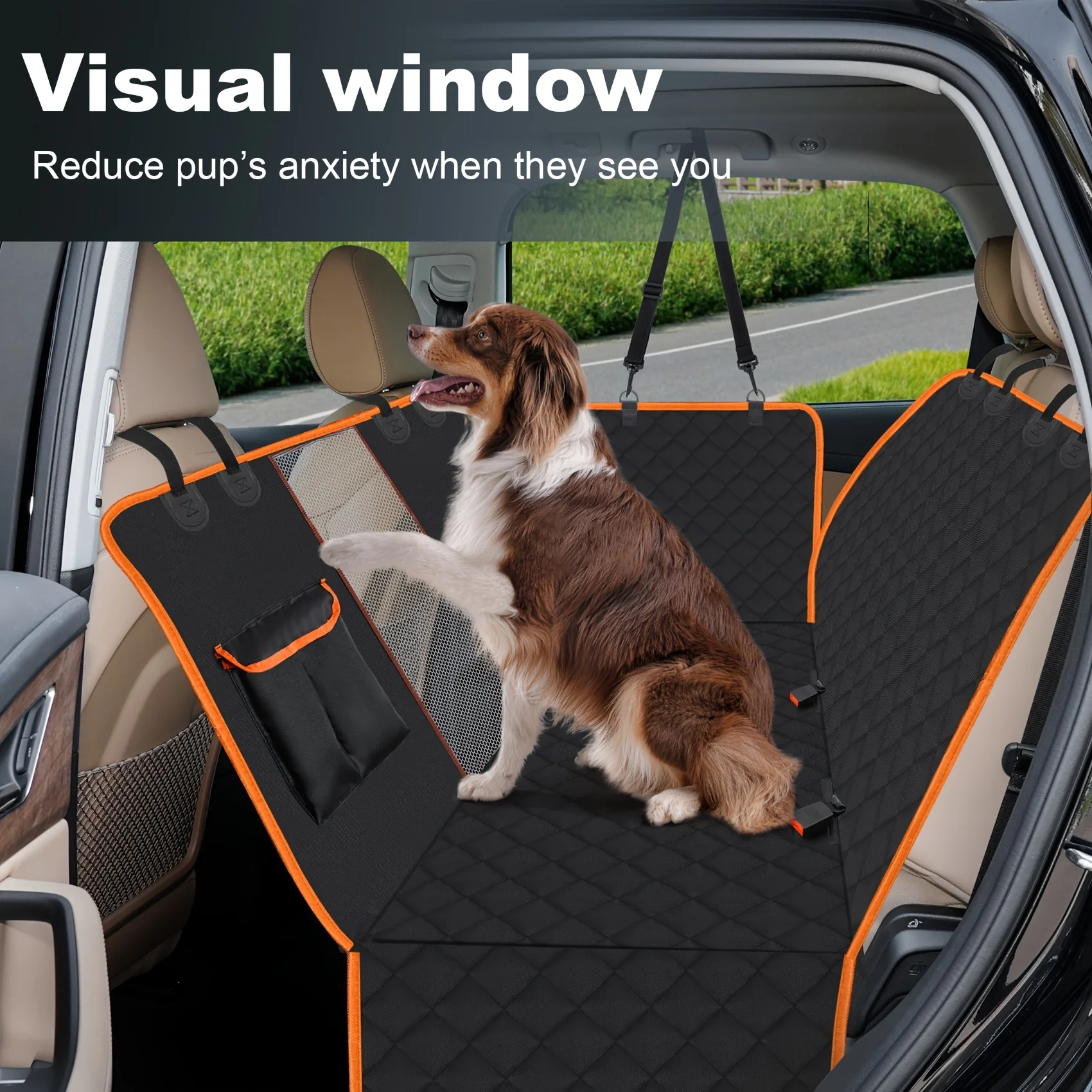 

Car pet seat cushion, cat dog rear seat cushion,Dog hammock, scratch resistant, wear-resistant, and dirt resistant