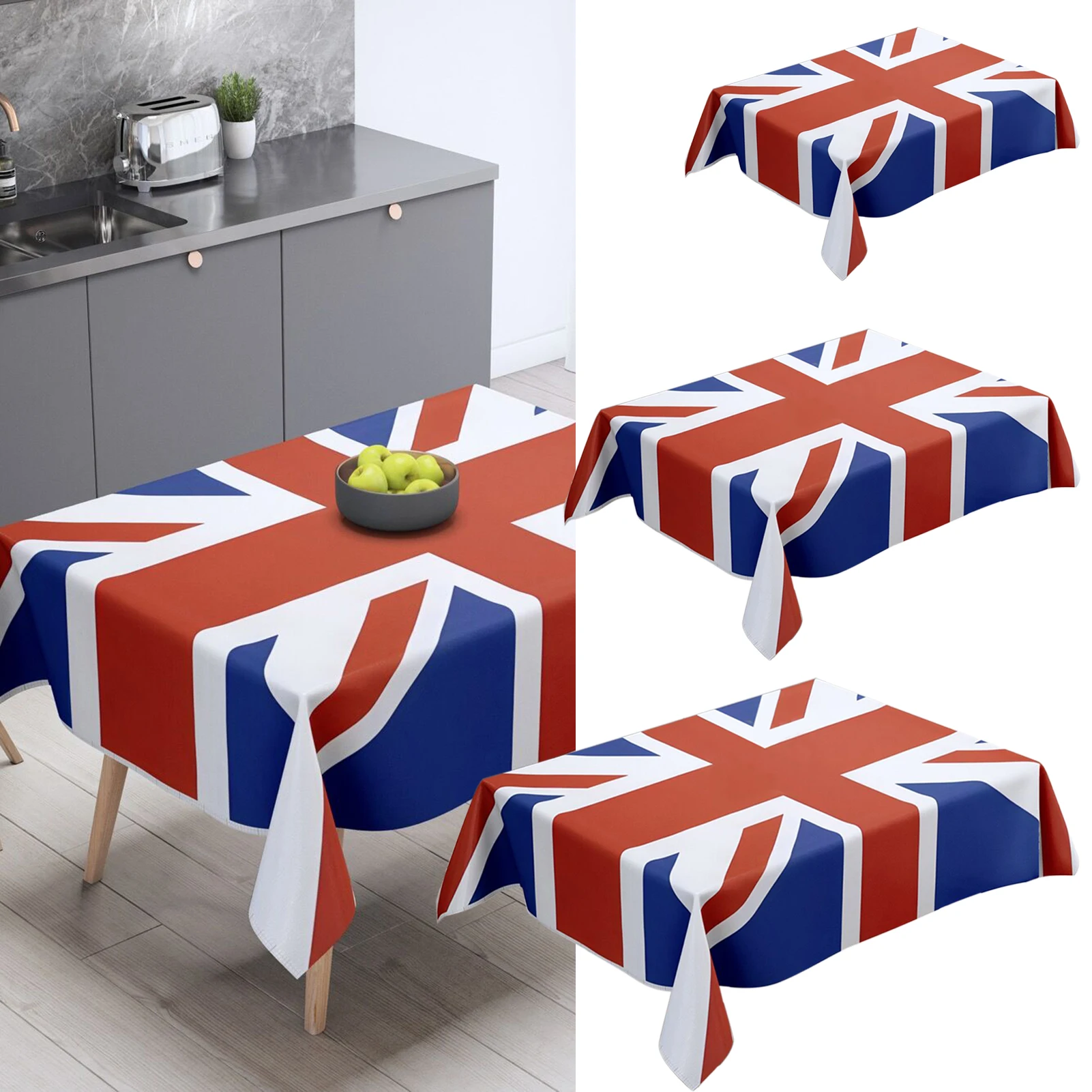 Flaga Union Jack obrus wielka brytania flaga brytyjskie obrusy wielokrotnego użytku zastawa stołowa na jubileuszowe dekoracje stołu na przyjęcie królowej