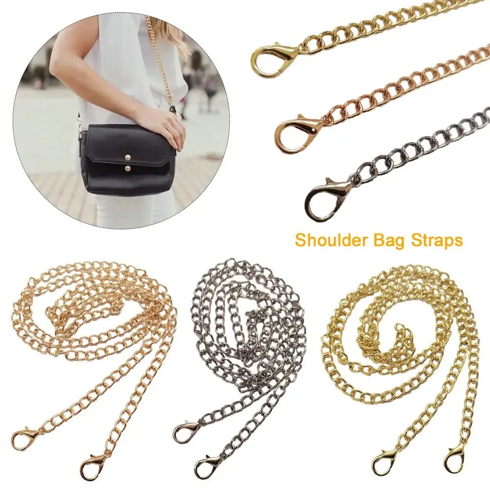 Durable 115cm Bag Chains Replacement Metal Alloy Handbag Handle Chain Purse Chain Belt