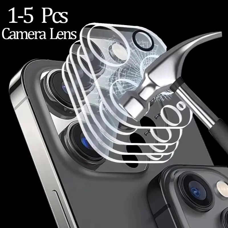 Camera Lens Protector For iPhone 17 Pro 14 15 13 11 12 16 Pro Max Air Plus Camera Protective Glass Film For iPhone 13 12 Mini 
