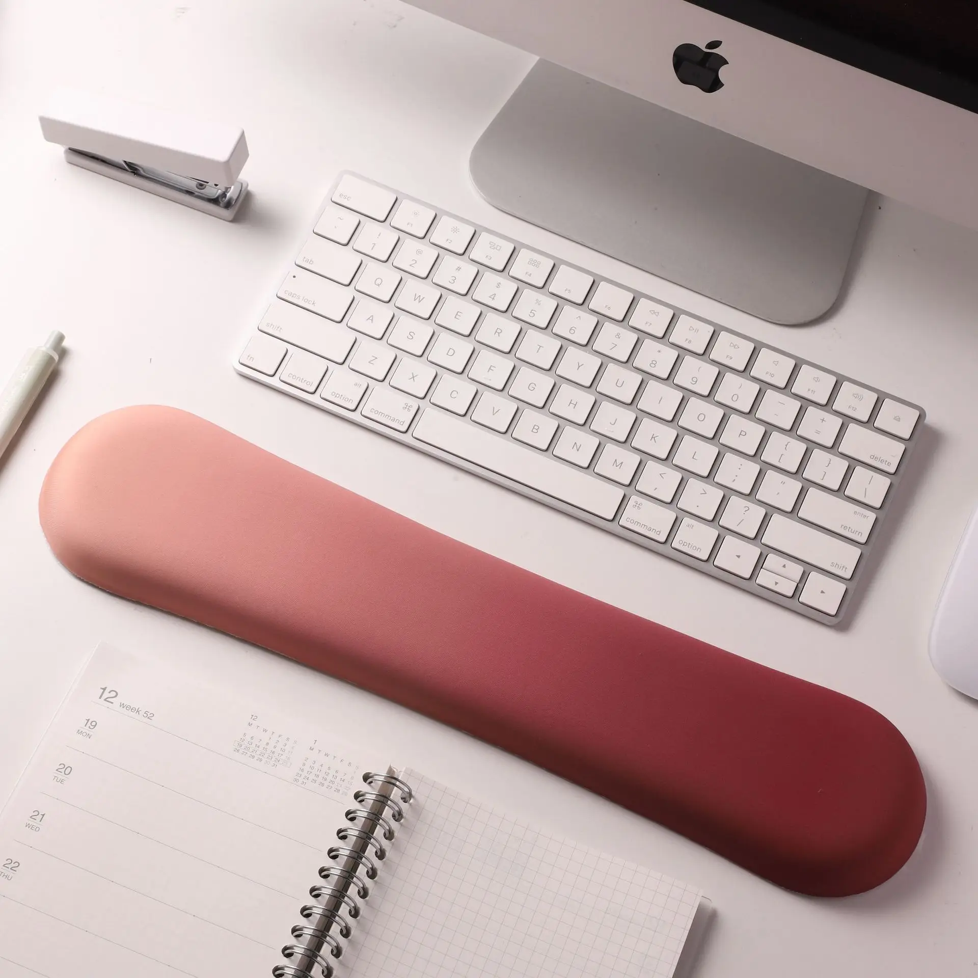 Ergonomic Keyboard Wrist Rest Memory Foam Wrist Rest for Computer Keyboard Mouse Pad Set for Easy Typing Pain Relief for Office view 3