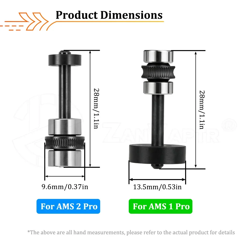 For Bambu Lab AMS 1 / AMS2 Pro Gear Support Shaft Assembly Structure Upgrade Replacement Parts