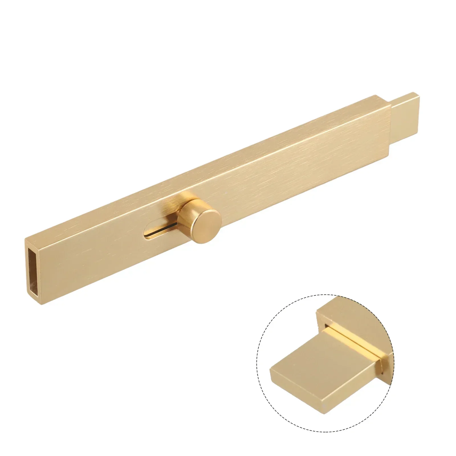 No Hole Punch Door Buckle Security Lock Thickened Room Door Latch Anti-barn Door Lock Latch  Door Lock  Door Latch Without Holes