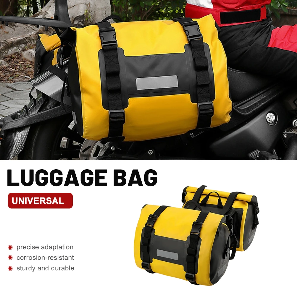 Motorcycle Back Seat Bag Waterproof Multifunctional Cycling Backpack Universal Saddle Modified Luggage Bag