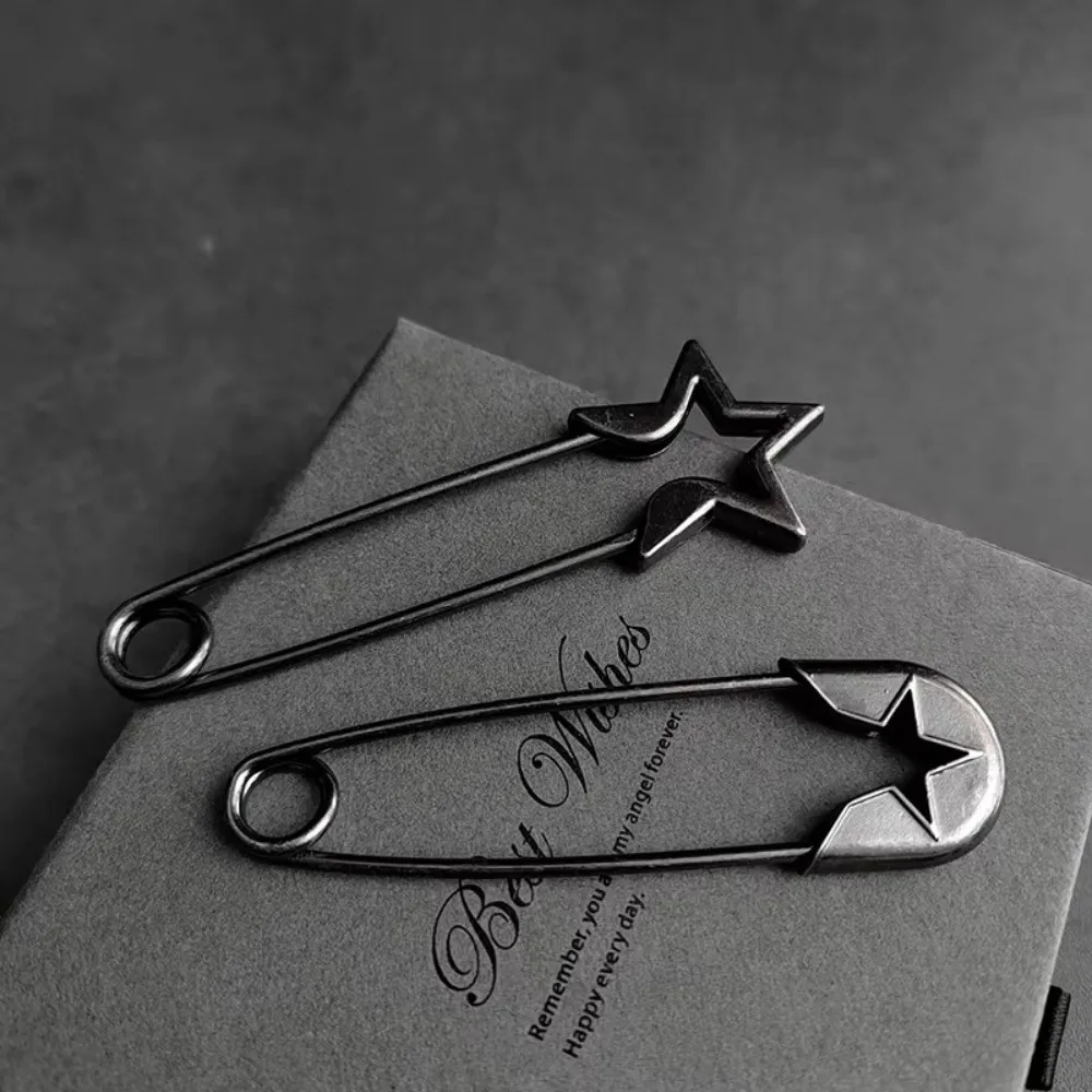 

Vintage Adjustable Retro Large Pins Fixed Needle Zinc Alloy Lapel Pin Clothing Metal Safety Pins Hat Coat Accessory