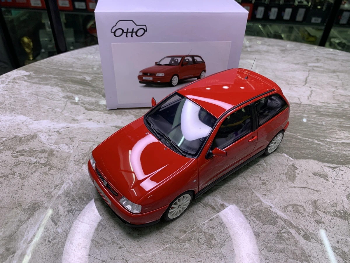 OTTO 1:18 SEAT IBIZA CUPRA 2 MK2 1997 OT1092 Red Resin Car Model Collection Gift