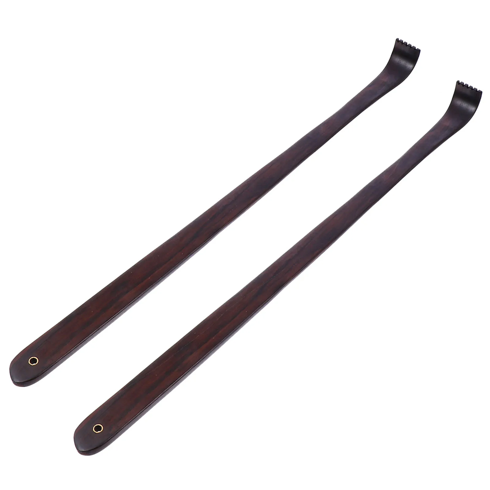 Rascador de espalda de madera, masajeador de garra antipicazón para relajación, herramienta portátil para rascar con mango largo, regalo para el cuidado de ancianos, 2 uds.