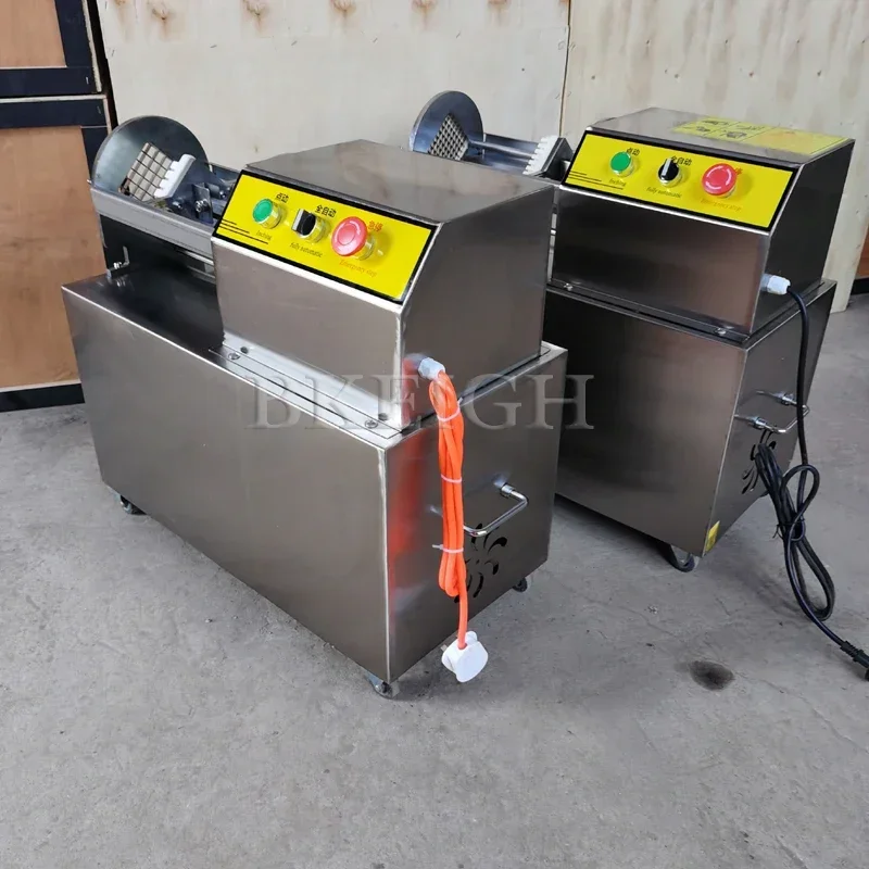 Electric Potato Cutting Machine Small Desktop Vegetable Slicer for Commercial Use Popular Kitchen Appliance view 6