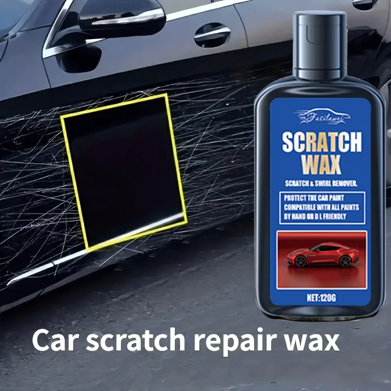 Scratch Repair Polish Wax! Quickly Eliminates Scratches And Rejuvenates Car Paint to a Like-New Condition! Ideal for Cars, Motor