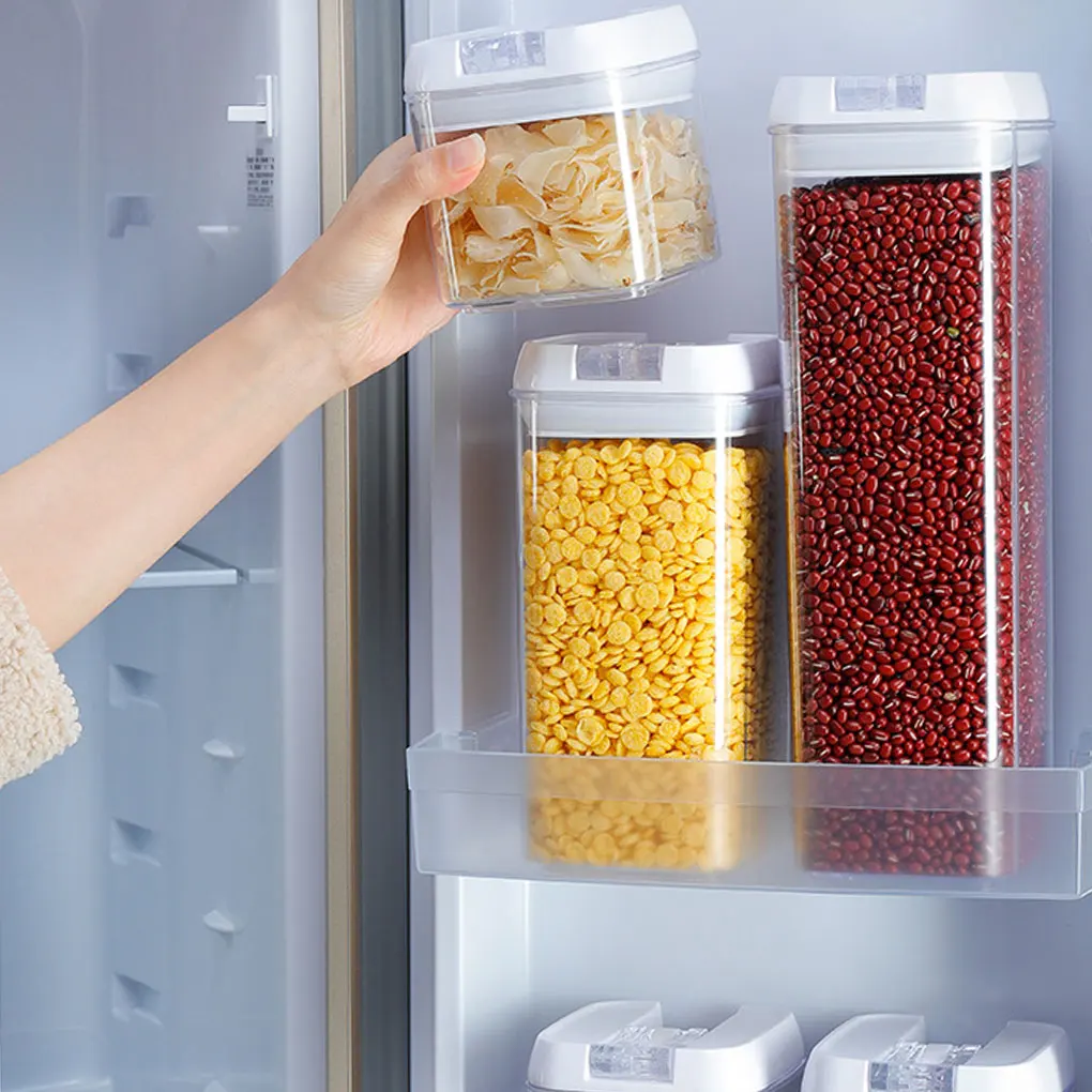 Transparent Food Storage Container Made Of PE - Food Fresh And Secure Easy Access Non-toxic Temperature Resistant