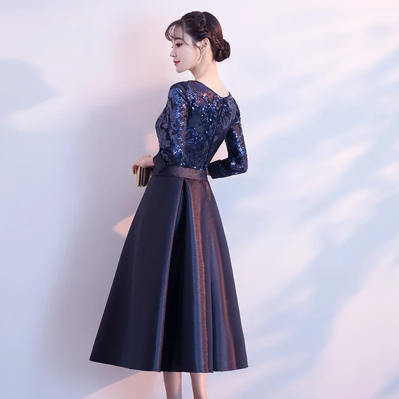 DongCMY New Arrival 2024 Formal Short Prom Dresses Elegant Sequined Plus size Gold Color Vestdios Party Gown Customized
