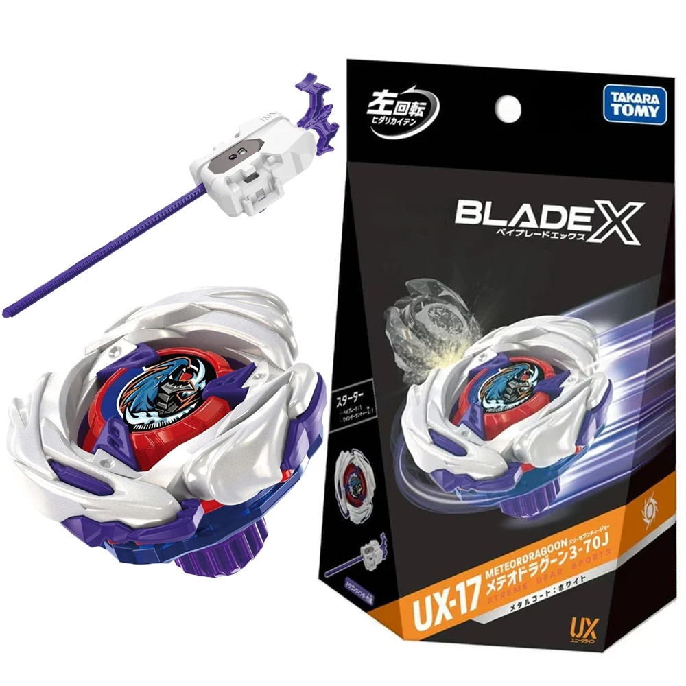 GENUINE TAKARA TOMY BEY X UX-17 Meteor Dragoon 3-70J BLADE UX 17 NEW WITH ORIGINAL PACKAGING SET
