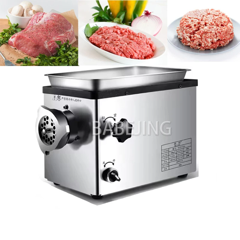 مفرمة لحم كهربائية متعددة الوظائف، مفرمة طعام تجارية، حشو السجق، مفرمة الطعام