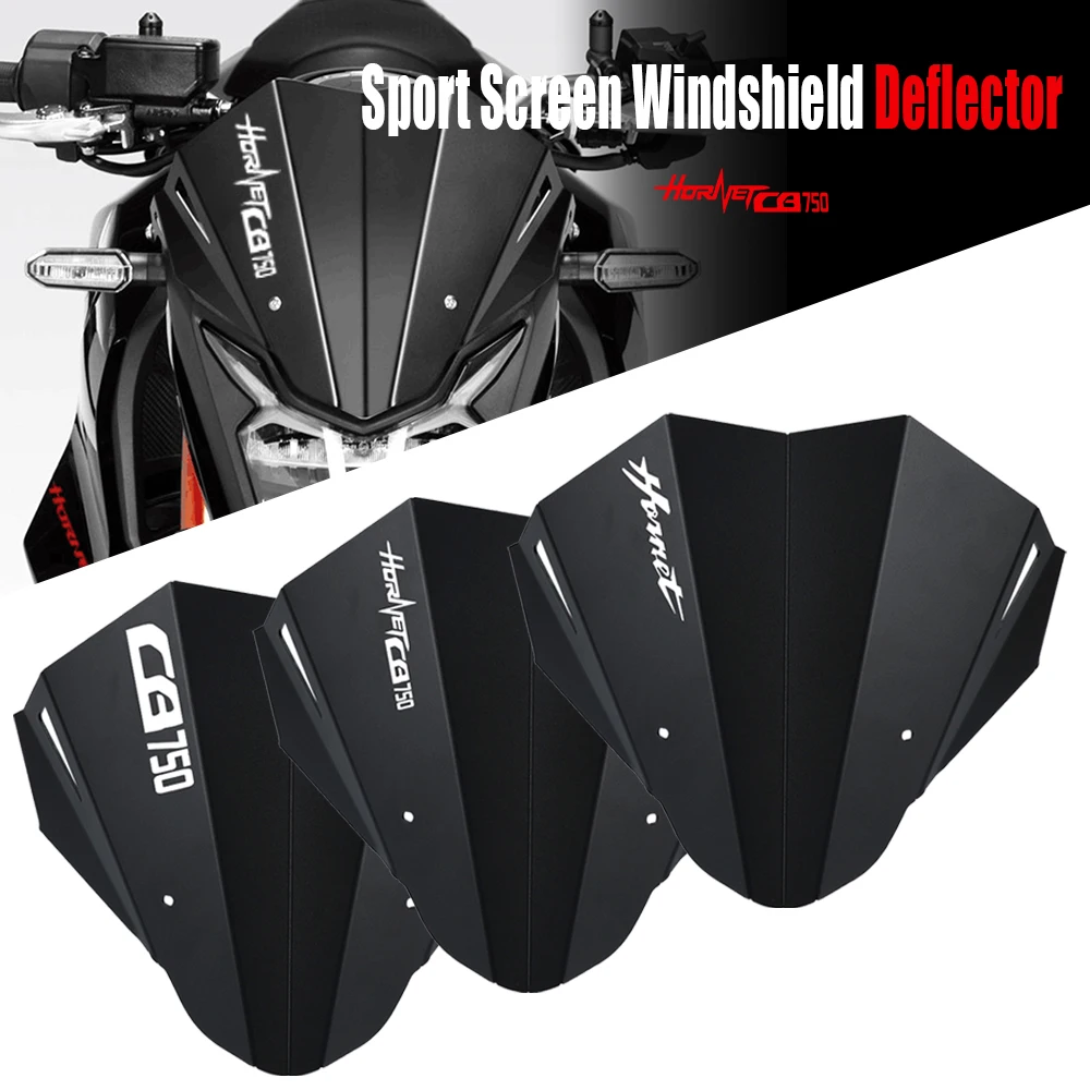 

2025 New Windshield Windscreen Accessories For Honda CB750 HORNET CB 750 Hornet 2024~2022 2023 Sport Screen Windshield Deflector