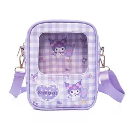 Torba Crossbody Kawaii dla kobiet Sanrio Hello Kitty Melody Kuromi Cinnamoroll torba Crossbody duża pojemność podręczna Mini dziewczyna prezent