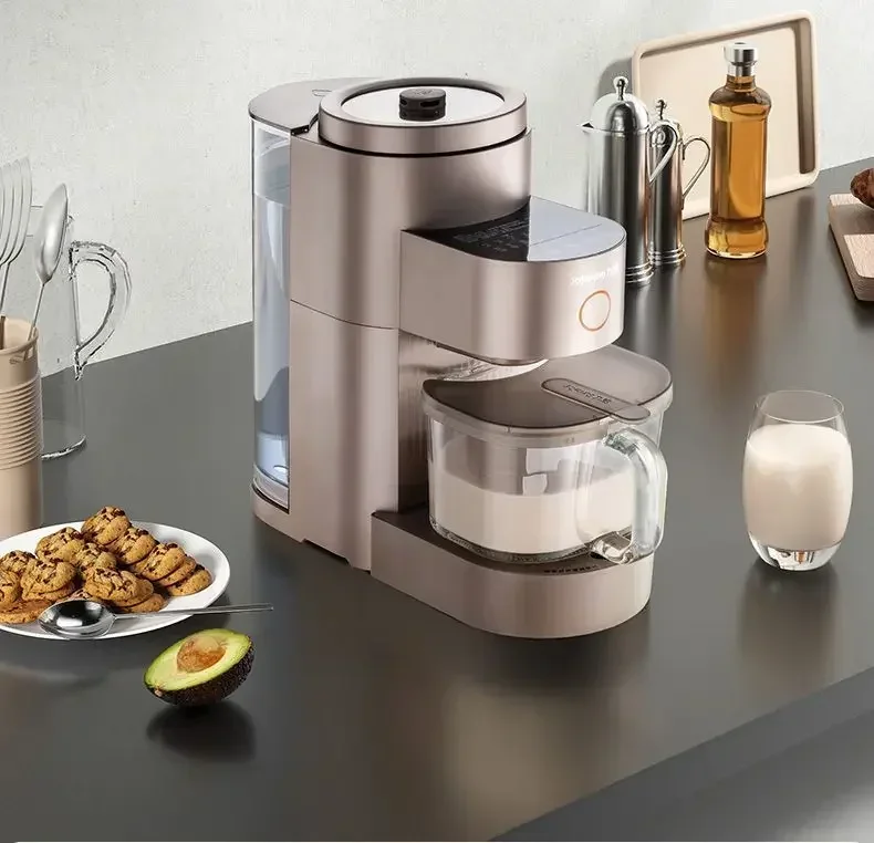 Leise Wandbrechmaschine für den Haushalt, großes Fassungsvermögen, leistungsstarke Nass- und Trocken-Wandbrechmaschine mit doppeltem Verwendungszweck, freihändig für Sojamilch.