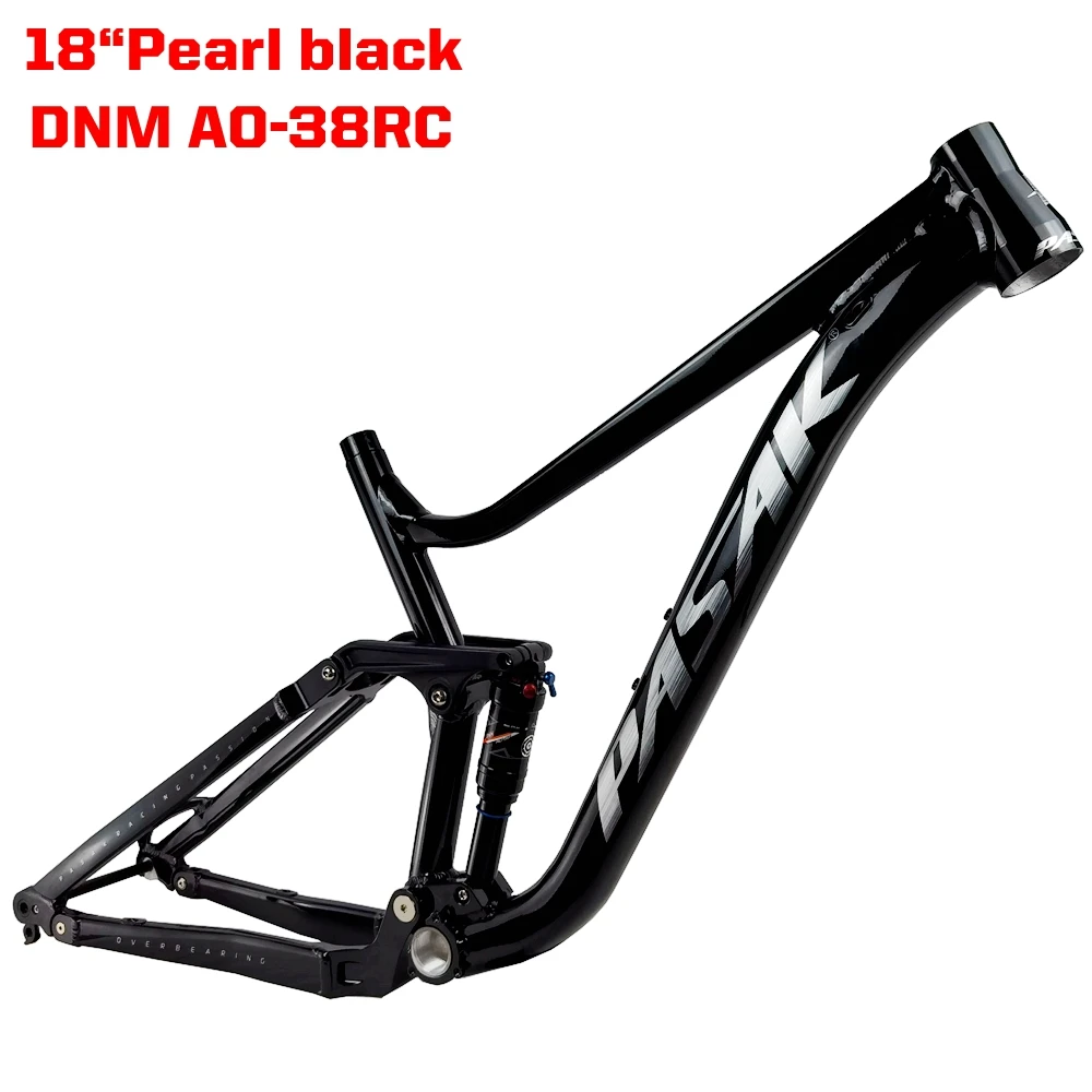 Pasak XC Soft Tail Full Shock Absorber Aluminum Alloy Mountain Bike Frame 29er DH AM Mtb Boost 148mm Rear Wheel Ttb Boost 148mm,