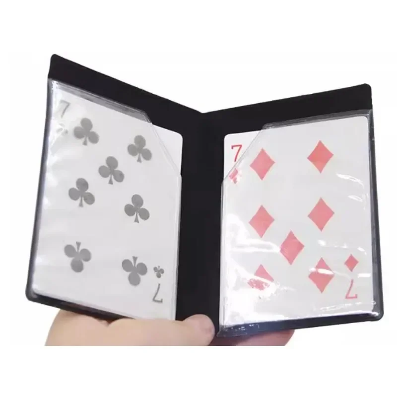 Optical Wallet Card Appearing Magic Tricks Wallet Melting with Magnet Card Street Stage Close Up Magic Illusion Mentalism Magia