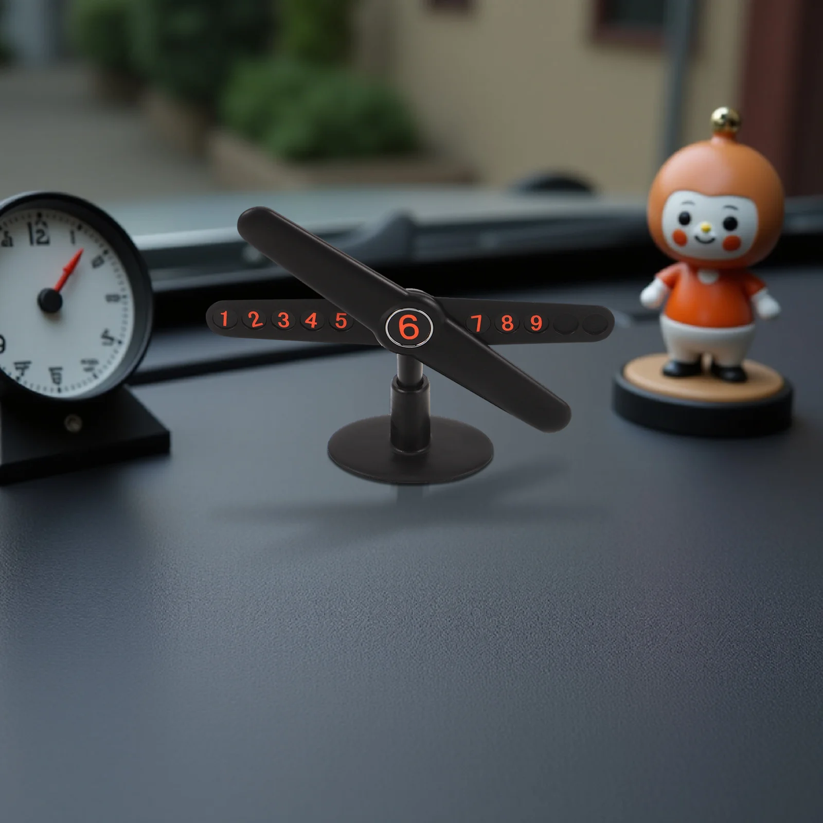 

Temporary Parking Tag for Cars High Definition Night Readable Waterproof Dashboard Contact Display Movable Phone