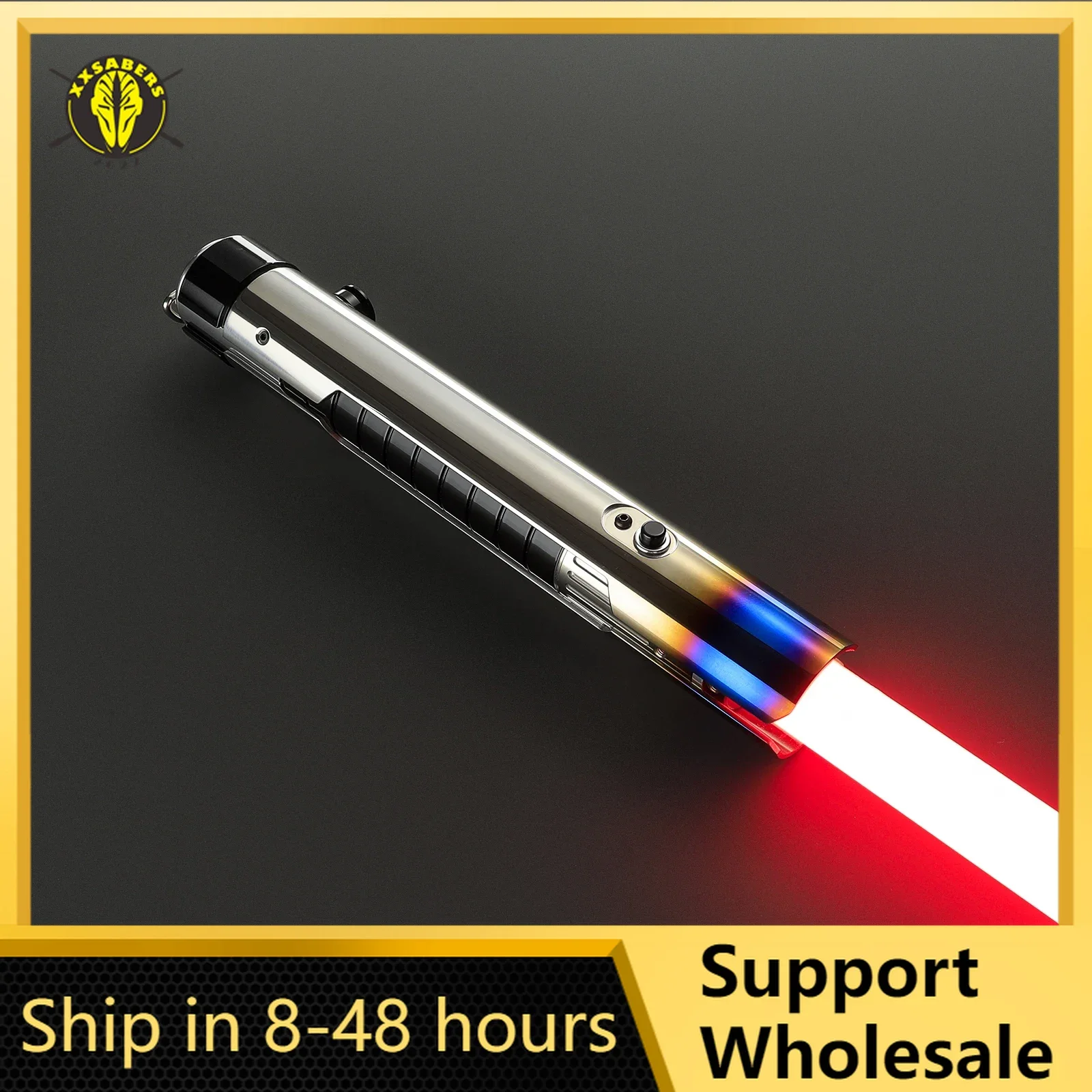 Lightsaber NeoPixel ดาบเลเซอร์ Jedi ด้ามโลหะการดวลที่สำคัญราบรื่นไม่สิ้นสุดการเปลี่ยนเสียงกระบี่แสง ltg