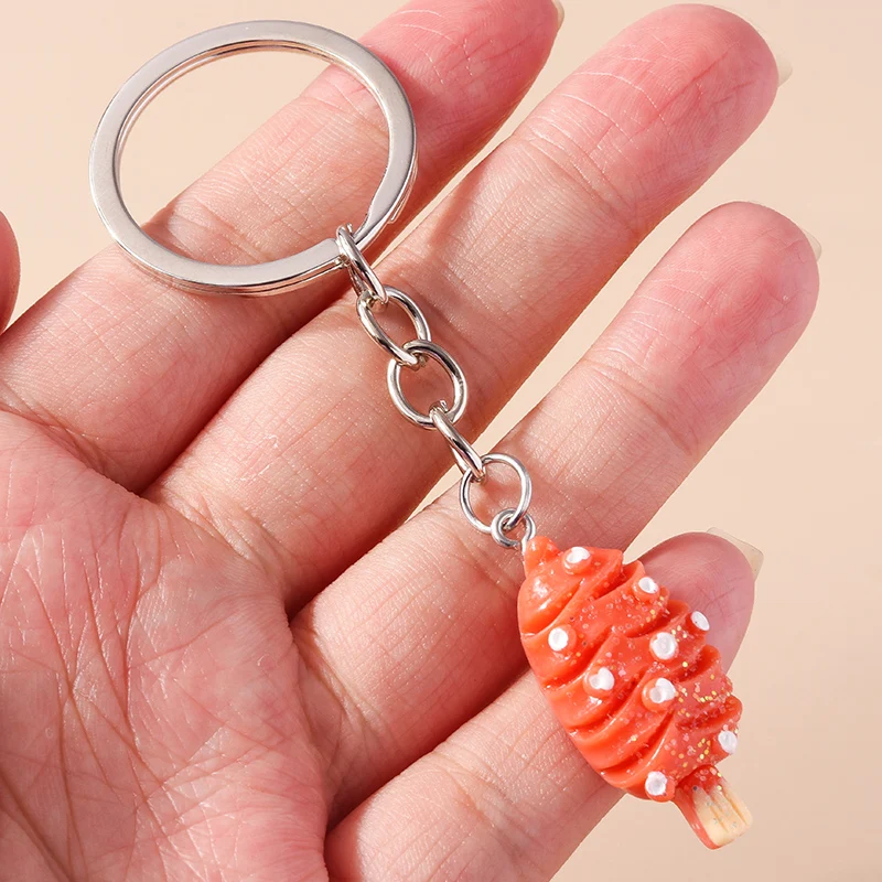 Niedliche Simulations-Gemüse-Schlüsselanhänger, Kunstharz, Lebensmittel, Mais, Charms, Schlüsselanhänger, Souvenir, Geschenke für Frauen, Männer, Autoschlüssel, Handtasche, Schlüsselanhänger – Detail 34