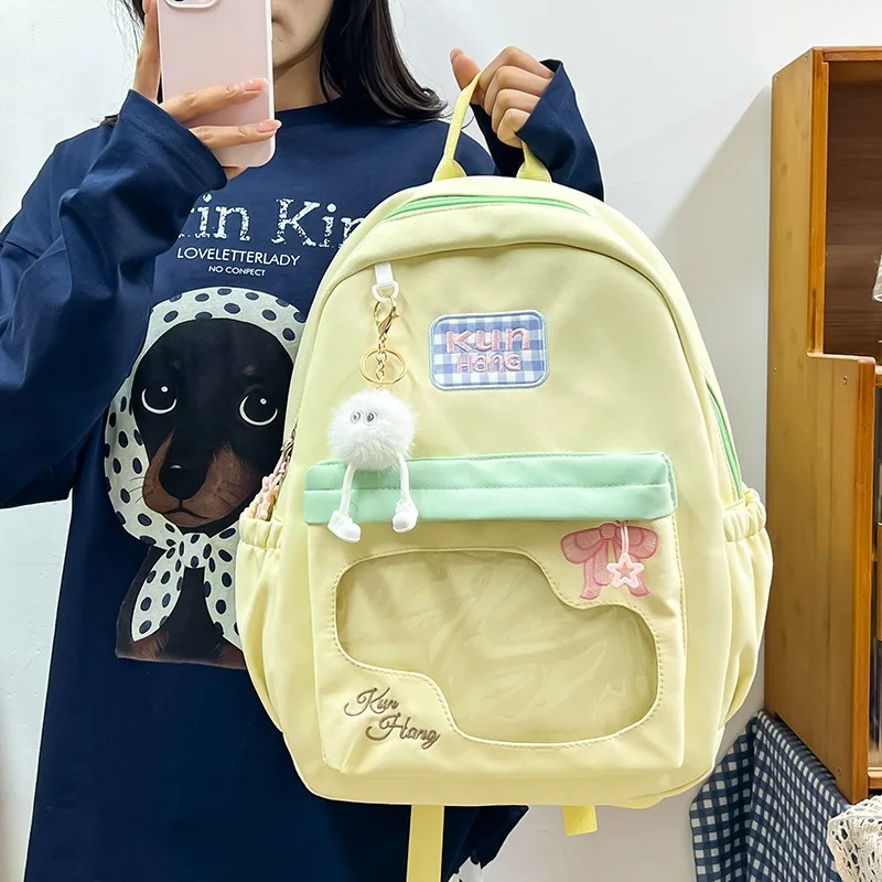 cute japanese mini backpacks Kawaii Backpack Aesthetic Backpack Small Backpack Women Simple Wallet (Dark Purple) : Clothing, Shoes & Jewelry JW6716 Material Kawaii Canvas Japanese Style Harajuku