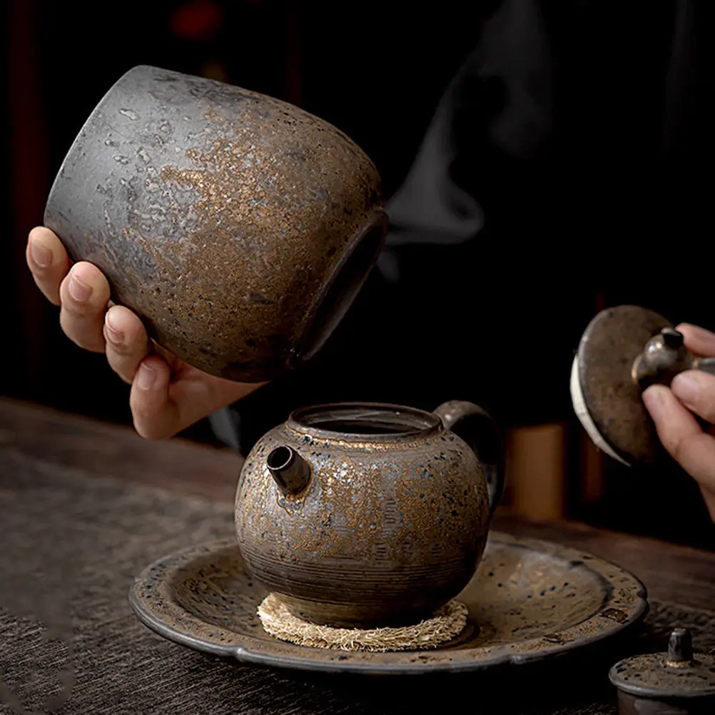 

1Pcs Tea Jar Ceramic Craft Exquisite Sealing Storage Container Multipurpose Holder for Tea Coffee and Food