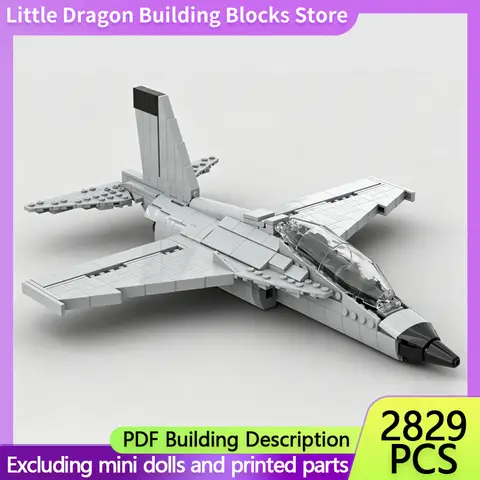 M-346 Master Modern Military Fighter Jets Model MOC Building Bricks War Equipment Modular Technology Gifts Holiday Assemble Toys