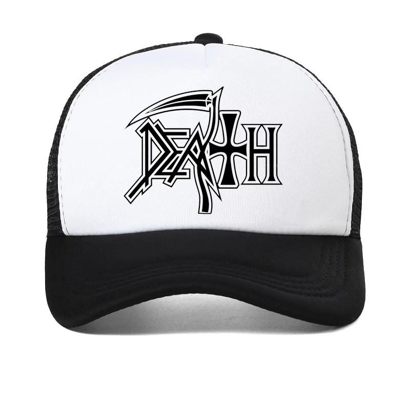

Death metal band Baseball Cap Fashion Rock enthusiast fan hat Summer DEATH ROCK Unisex Mesh breathable hat