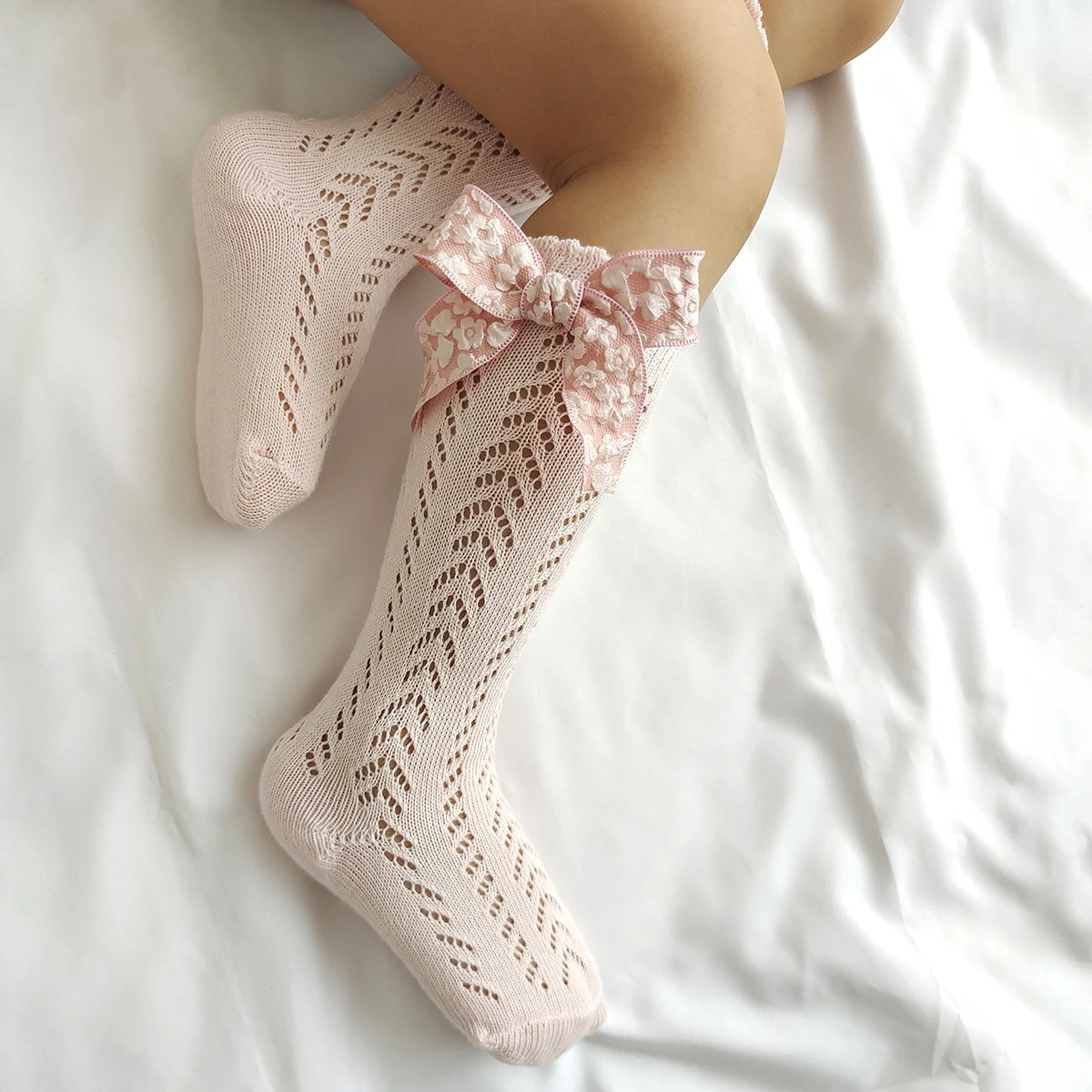 New Summer Children's Mesh Socks For Kids Knee High Sock Cotton Toddlers Girls Fishing Net Sock Hollow Out Infant Baby Socken