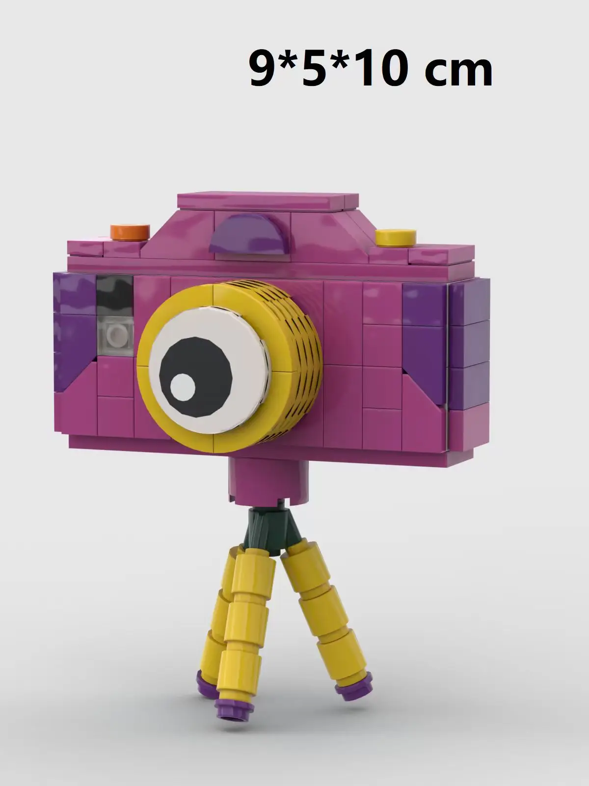 MOC Creative Movie Camera Model Building Blocks Bricks Desktop Ornament Athlete Adult Birthday Festival Party Gifts view 5
