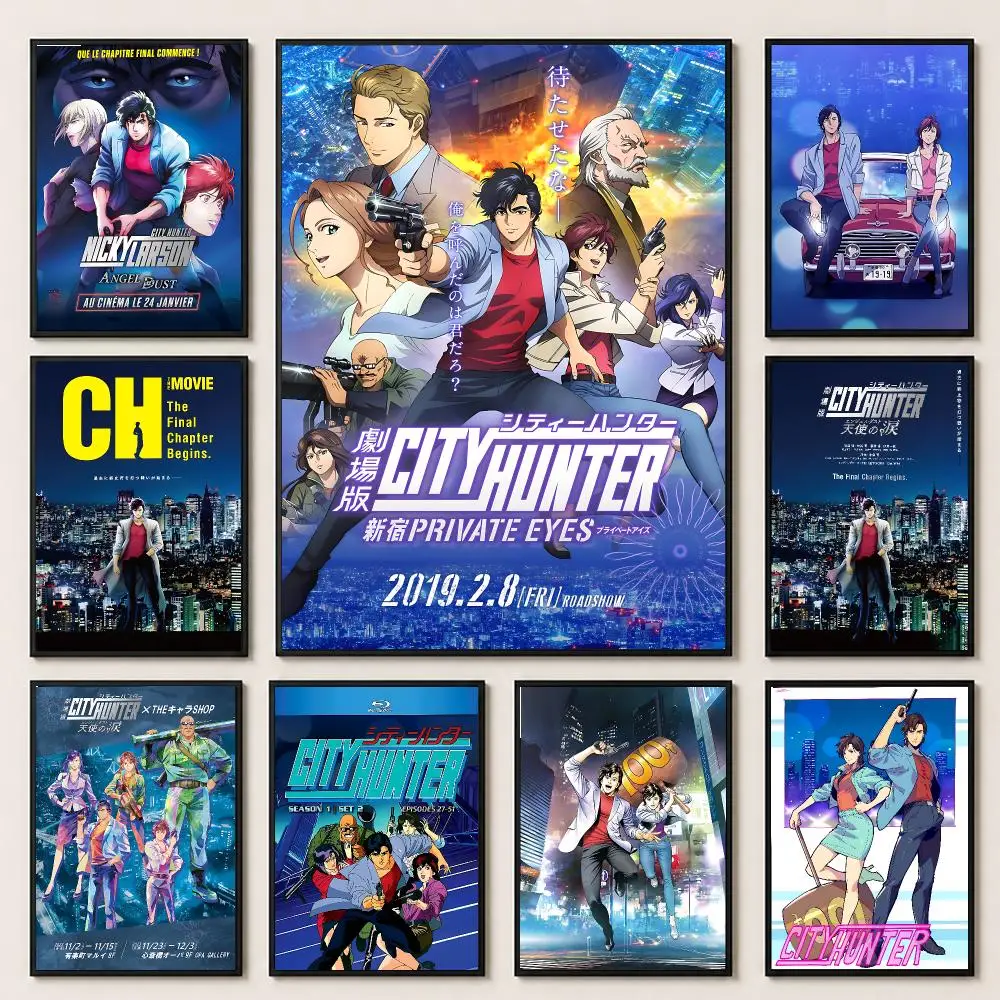 anime City Hunter Angel Dust Poster HD Poster Warm Home Decoration Suitable for Bedroom and Living Room Gifts Giving
