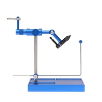 Tornillo de banco giratorio para atar moscas artificiales, herramienta para hacer cebos, anzuelo de plantilla de 360 °, herramientas para hacer Señuelos de Pesca de trucha