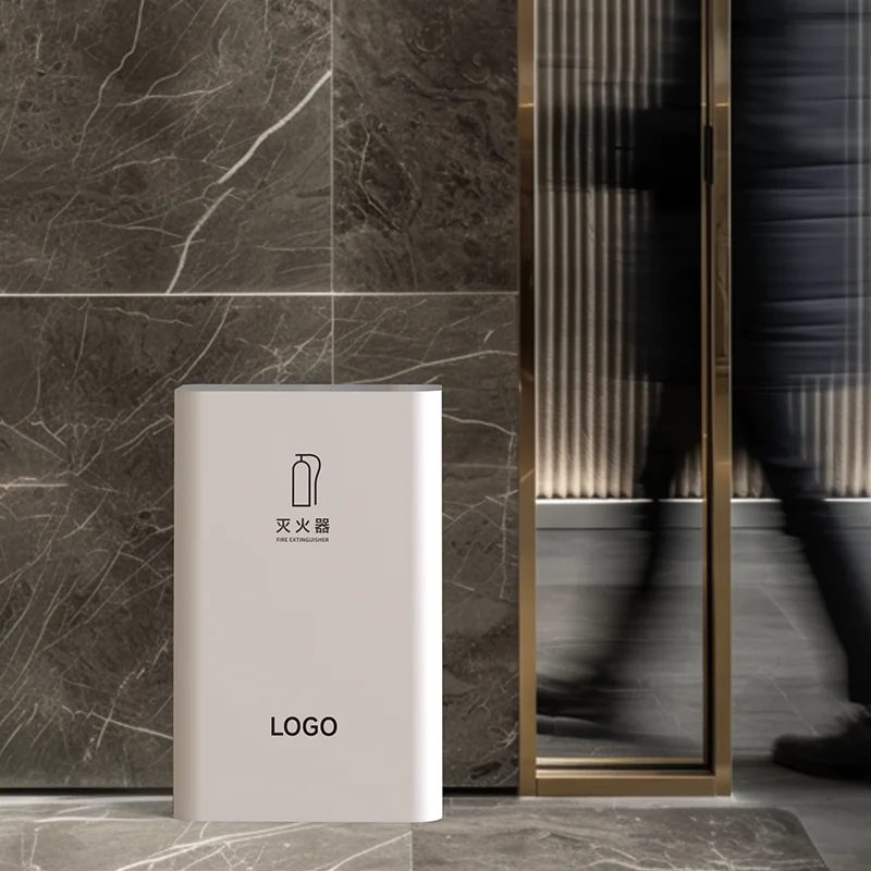 

2 stainless steel fire extinguisher boxes with 4kg high-end floor paint fire box for shopping malls and hotels