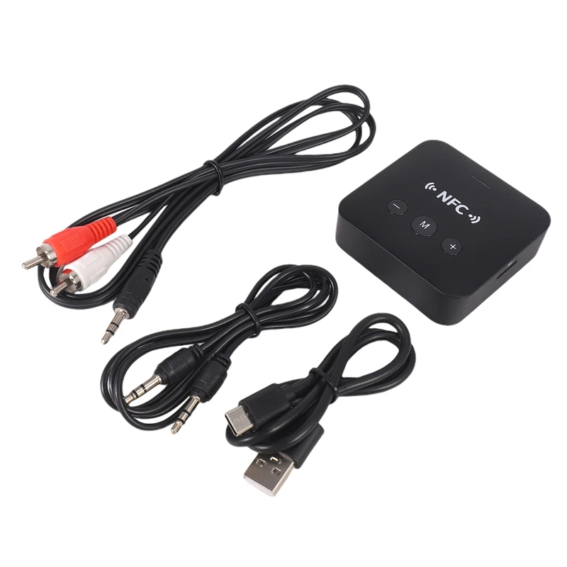 

Bluetooth Receiver Transmitter BT 5.0 TF Card Stereo 3.5mm Jack AUX RCA Wireless Audio Adapter for TV Car Headphone