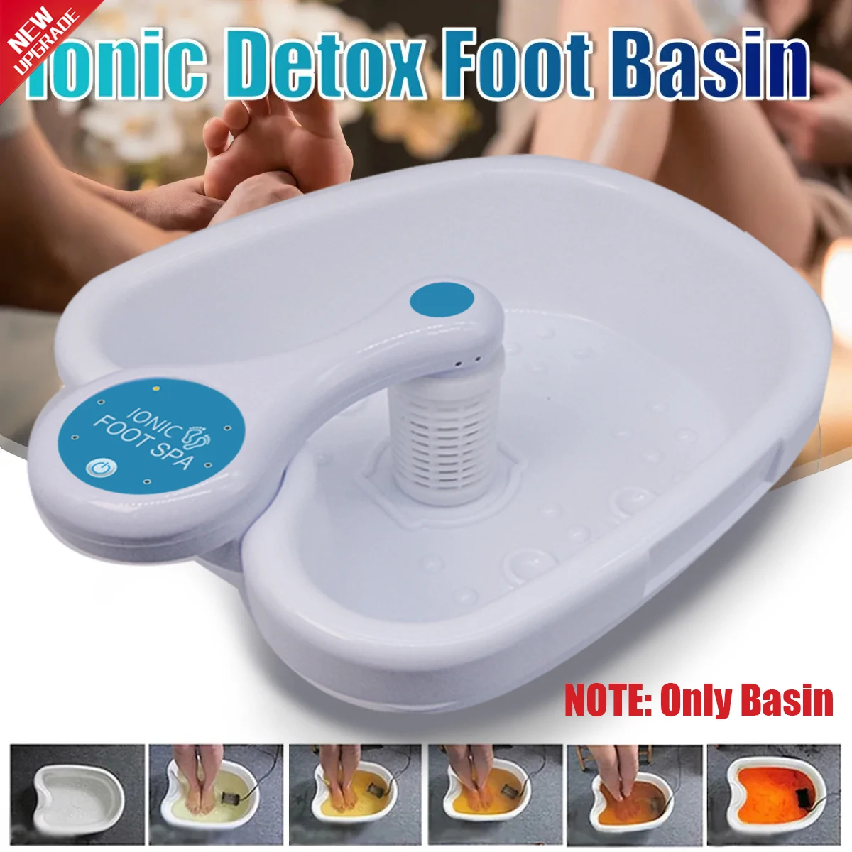 

Ионная ванночка для ног Only Basin Detox для массажа стоп, глубокой очистки, расслабления мышц и снятия усталости.