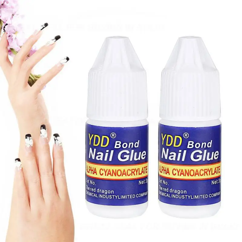 Zestaw szybki klej do paznokci zestaw narzędzi do Manicure akrylowy Rhinestone sztuczne paznokcie akcesoria 3D Decor narzędzie kosmetyczne Colle Ongle TSLM2