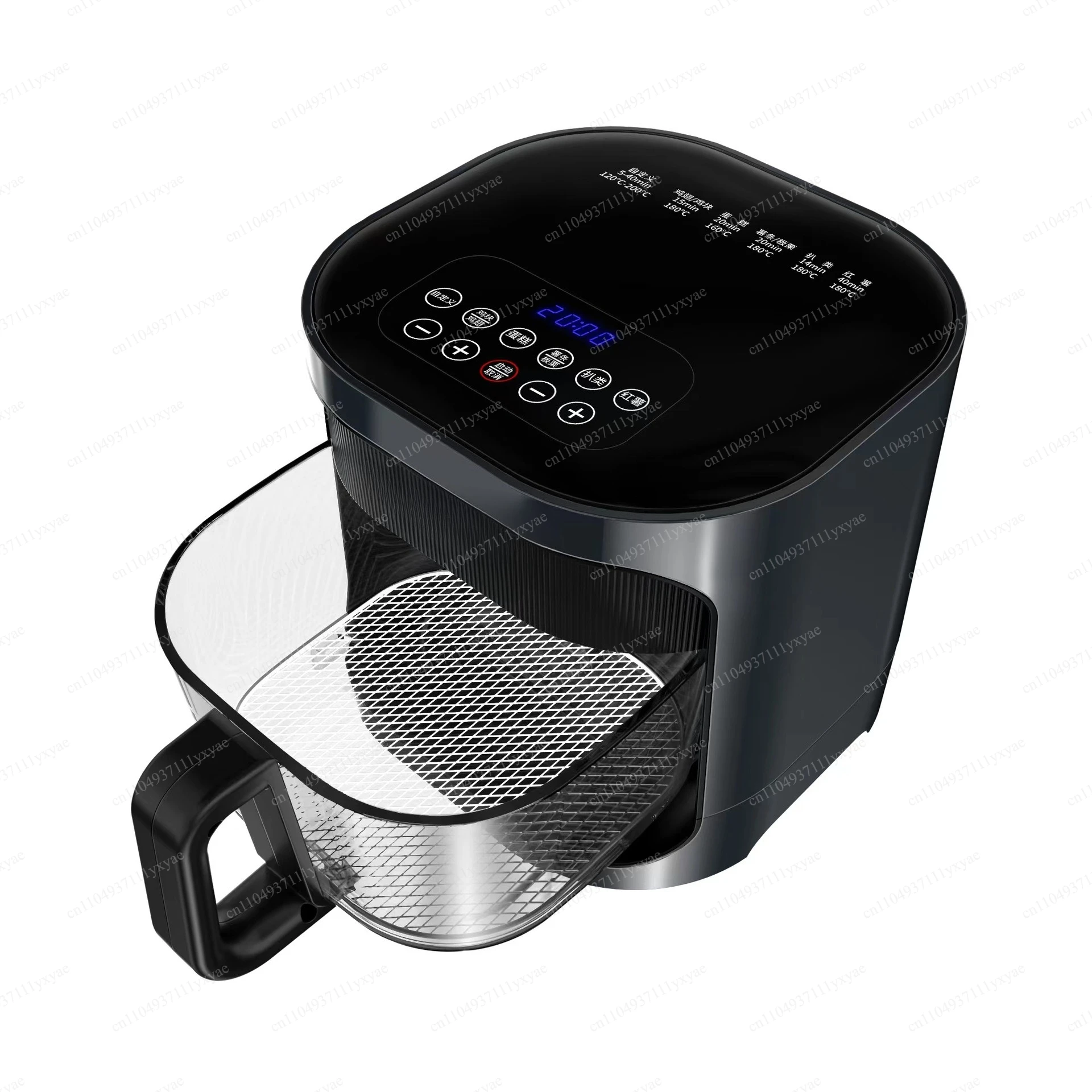 Air Fryer, Steam Tender Frying, Fully Visible, Large Capacity, Multifunctional