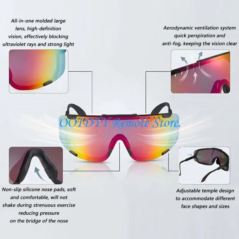 Flexible Frame Soft Padding Goggles For Hot Weather And Long Trip