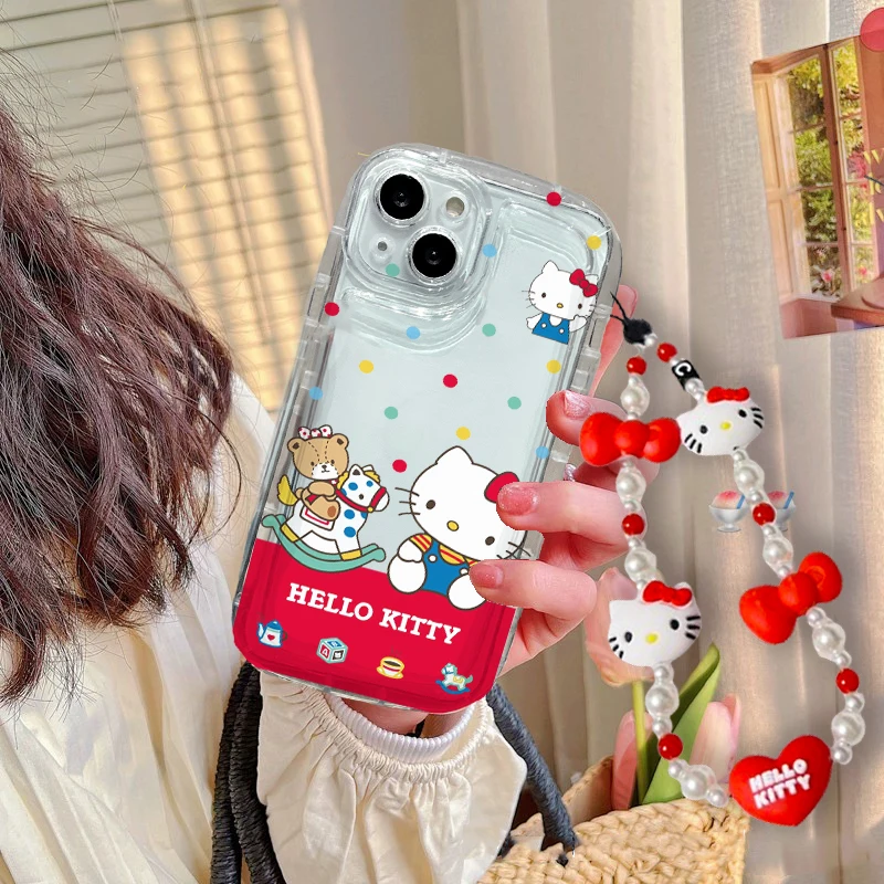 Hello Kitty Case For Samsung Galaxy S23 S22 Ultra S21 Plus A54 A34 A32 A52 A50 A20 A22 A51 A14 A13 A12 A23 A11 A04 Cover