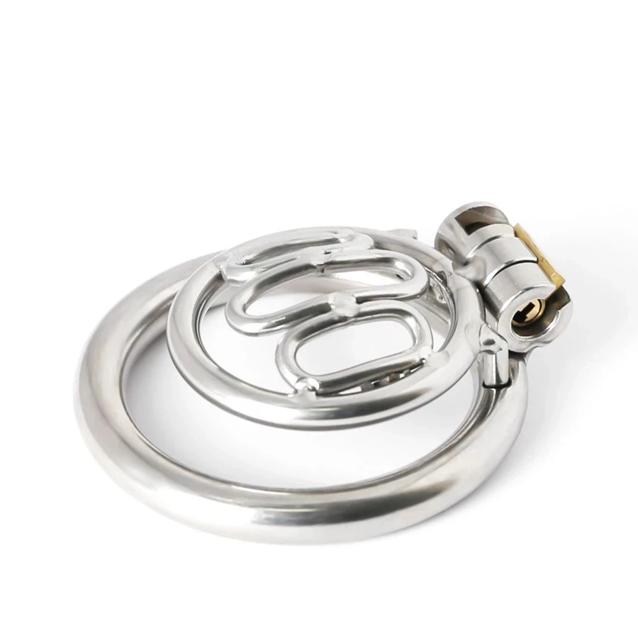 Best Seller Stainless Steel Micro Chastity Device Male Penis Cage With Stealth Lock Penis Ring Small Chastity Prison BDSM Sextoy