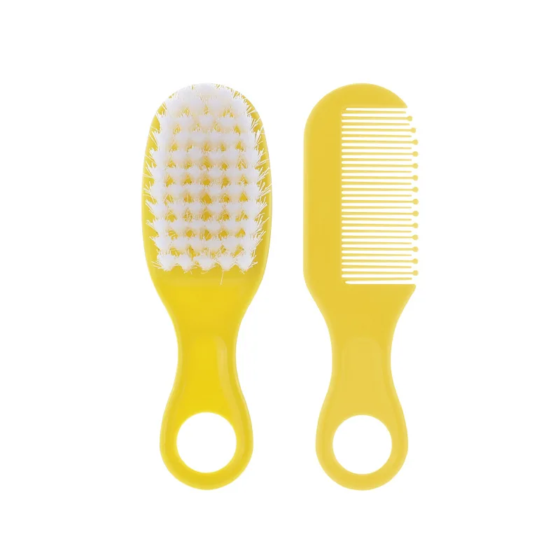 Hair Brush Baby Comb Baby Hair Removal Brush Massage Newborn Children Bathing Hair Washing Soft Bristled Brush Set Hairbrush