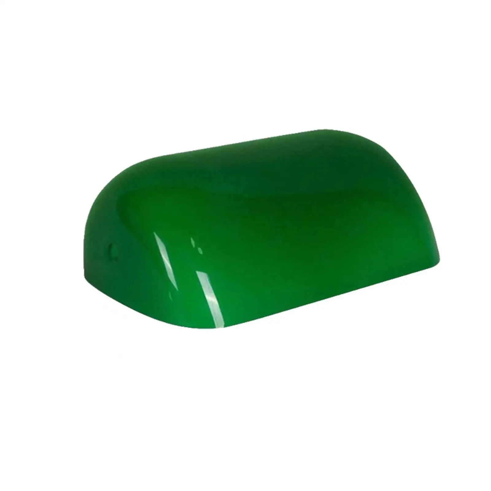 Rounded Rectangular Glass Lamp Shade Glossy Glass Replacement Lampshade Elegant High Transmittance for Bedroom, Study