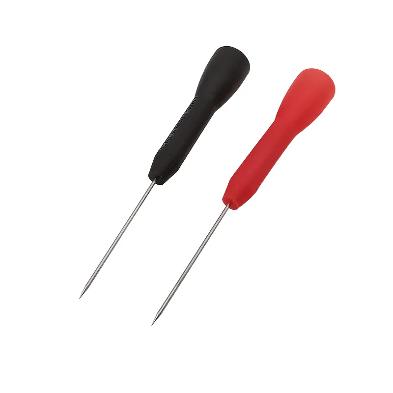 Multimeter Test Probe 10A 600V Red Black Piercing Needle Pin Tip for Test Lead Multimeter Test 2mm Probes