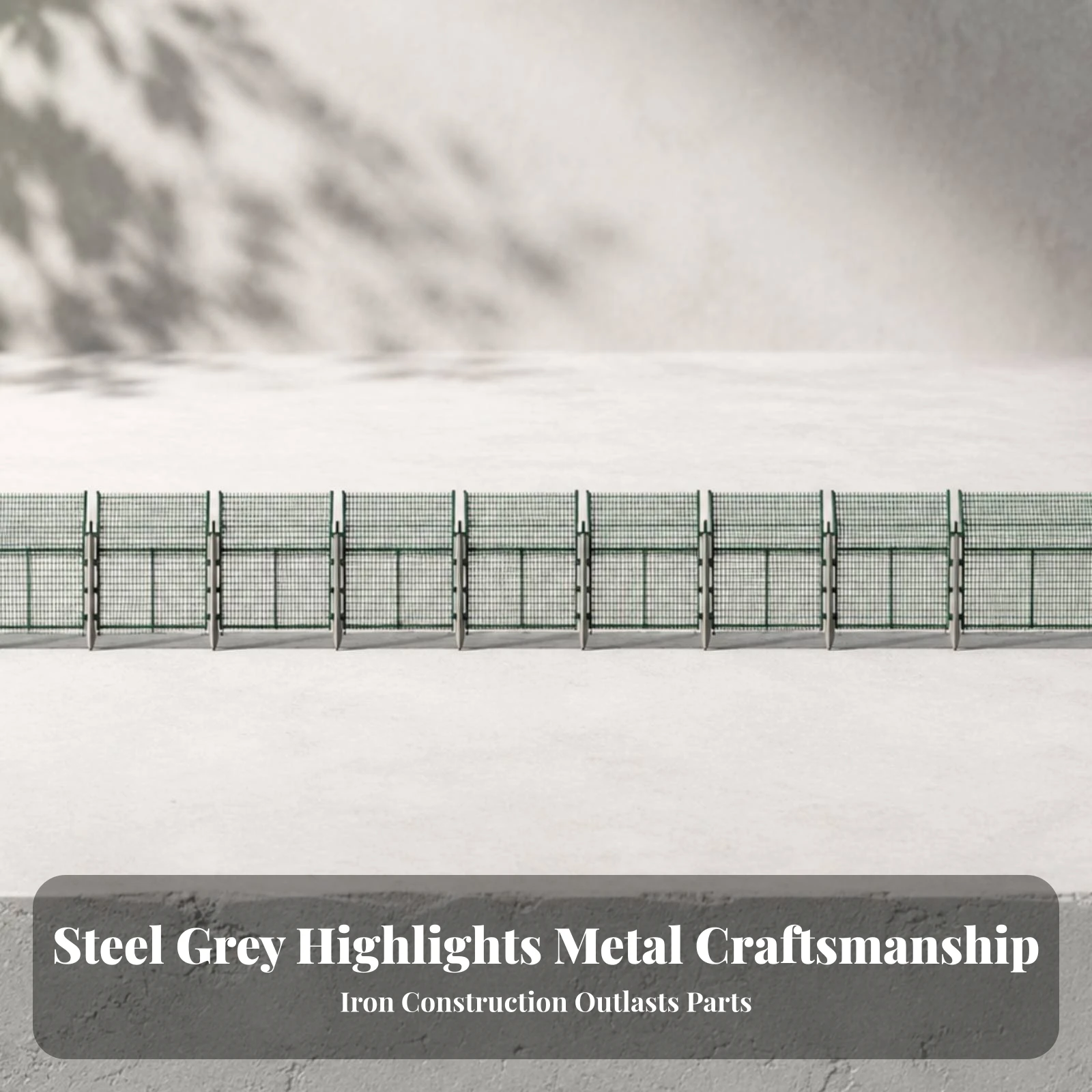 Model Railway Fence Panel High Detail Guardrail Net for Hobbyists, Train Layouts, Dioramas