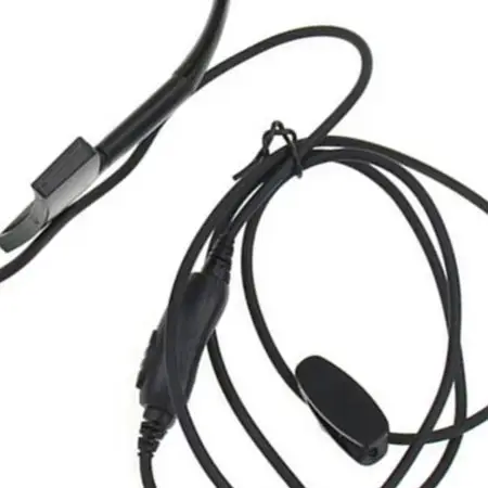Push to Talk 2 Pin Headset for For KENWOOD 360G 370 370G 372G 373G 320 340 340D 348 350 Models with Secure Fit