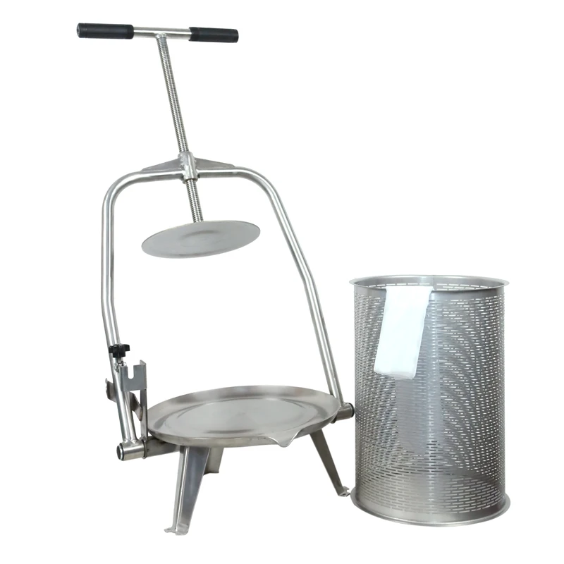 Stainless Steel Fruit Juice Squeezer Apple Cider Maker Honey Press Juicer Extractor Machine