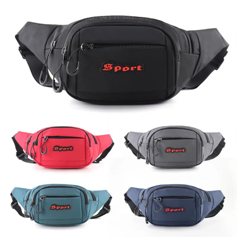 Waist Bag Men\'s Sports Mobile Phone Bag Women\'s Waterproof Running Messenger Wallet Large-capacity Chest Bags Waist Bags