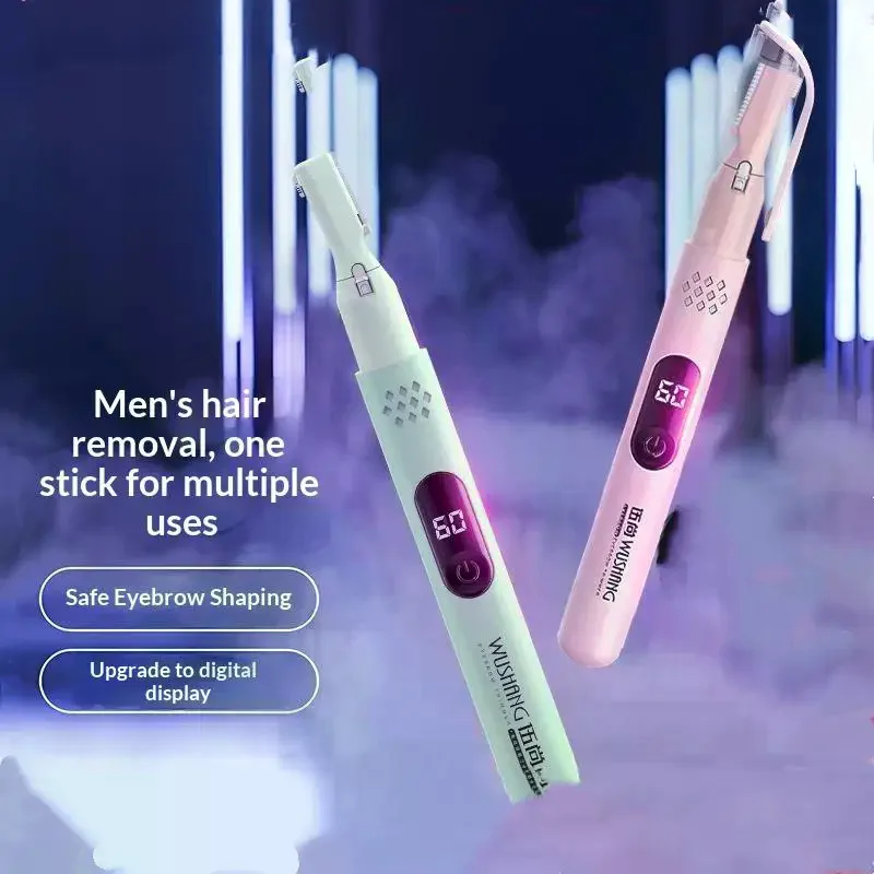 Electric Eyebrow Trimmer Razor Brow Shaping Portable Shaving With Duals Cutter Head Design Washable Hair Trimmer Razor Tools